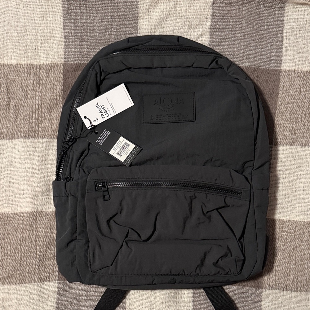 ALOHA Collection Black Backpack